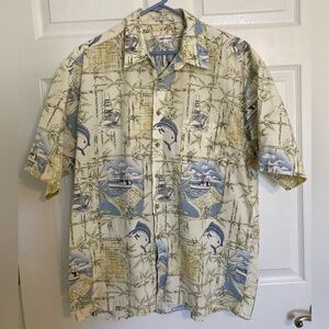 Men’s Pierre Cardin Tropical Boat Fishing Shirt
